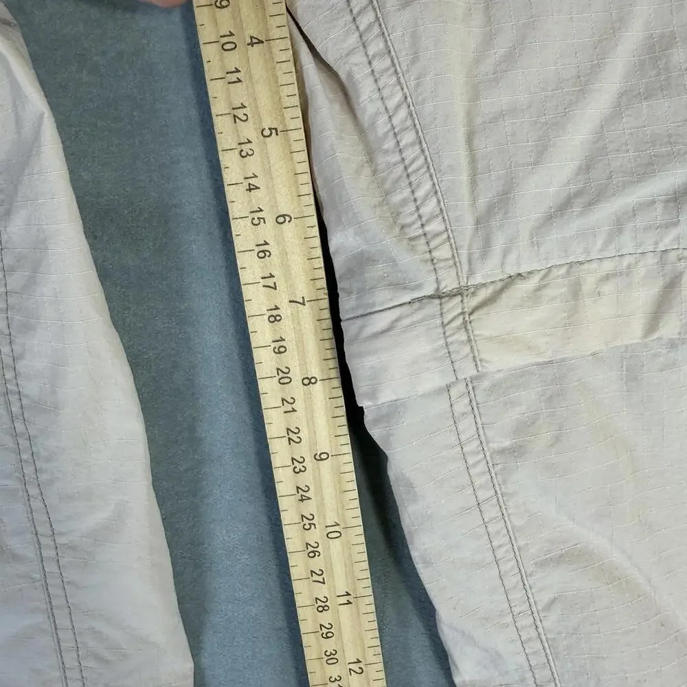 VTG The North Face Convertible Pants Mens 38 Beige Ripstop Gorpcore Hiking Y2K
